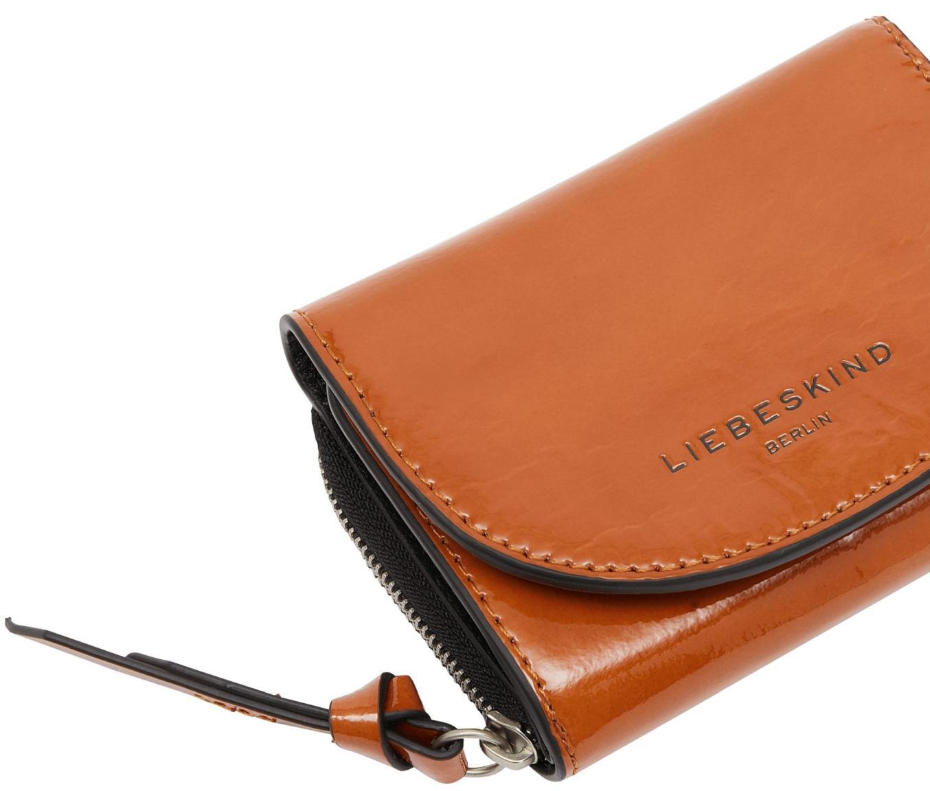 Lackleder Geldtasche Faith Pablita Terrakotta Liebeskind Berlin Cayenne Powder RFID Schutz