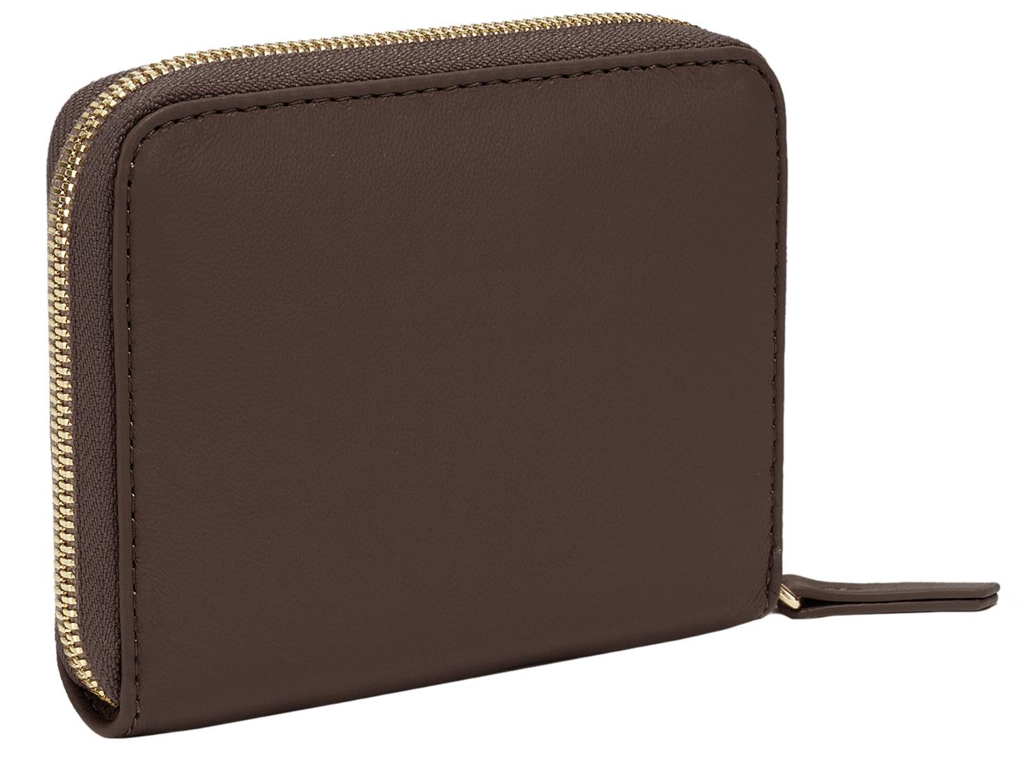 Lammleder Portemonnaie Les Visionnaires Elina Silky Chocolate braun