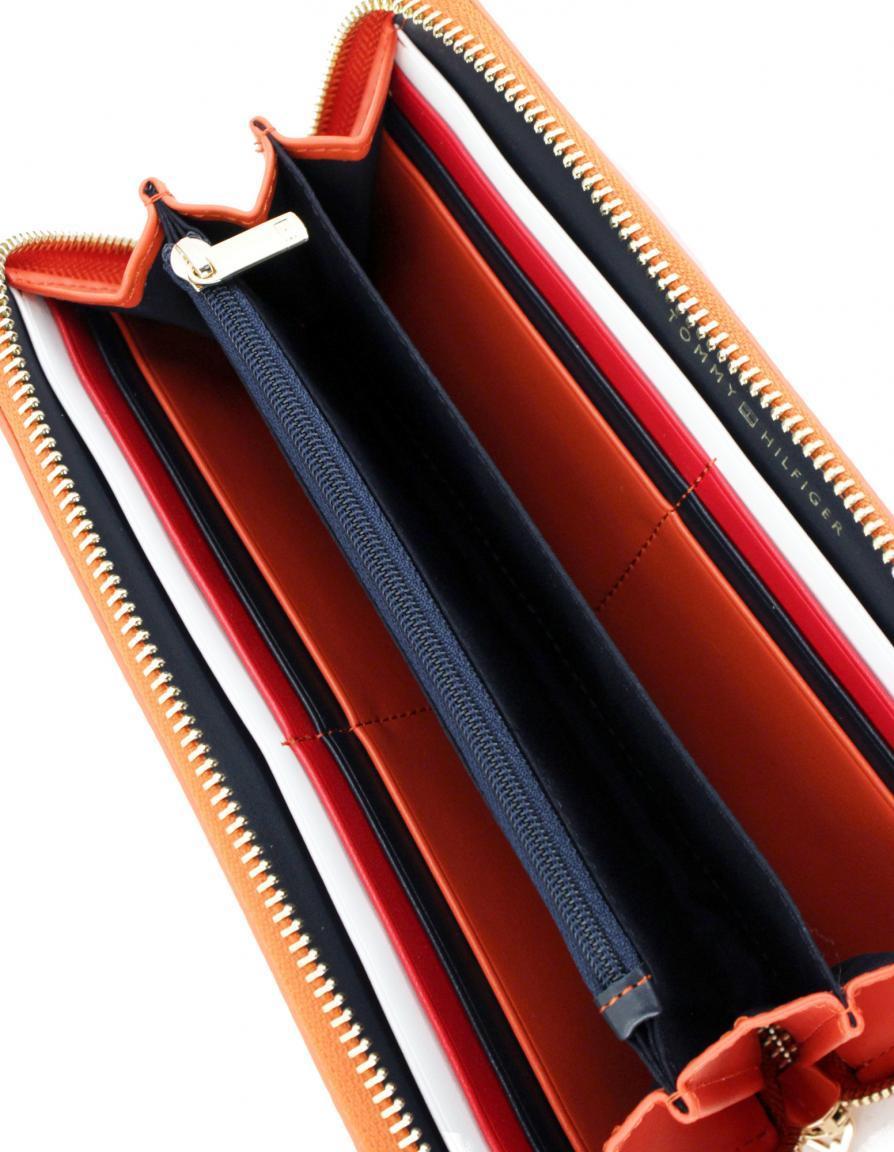 Langbörse Core Koi orange innen bunt Tommy Hilfiger