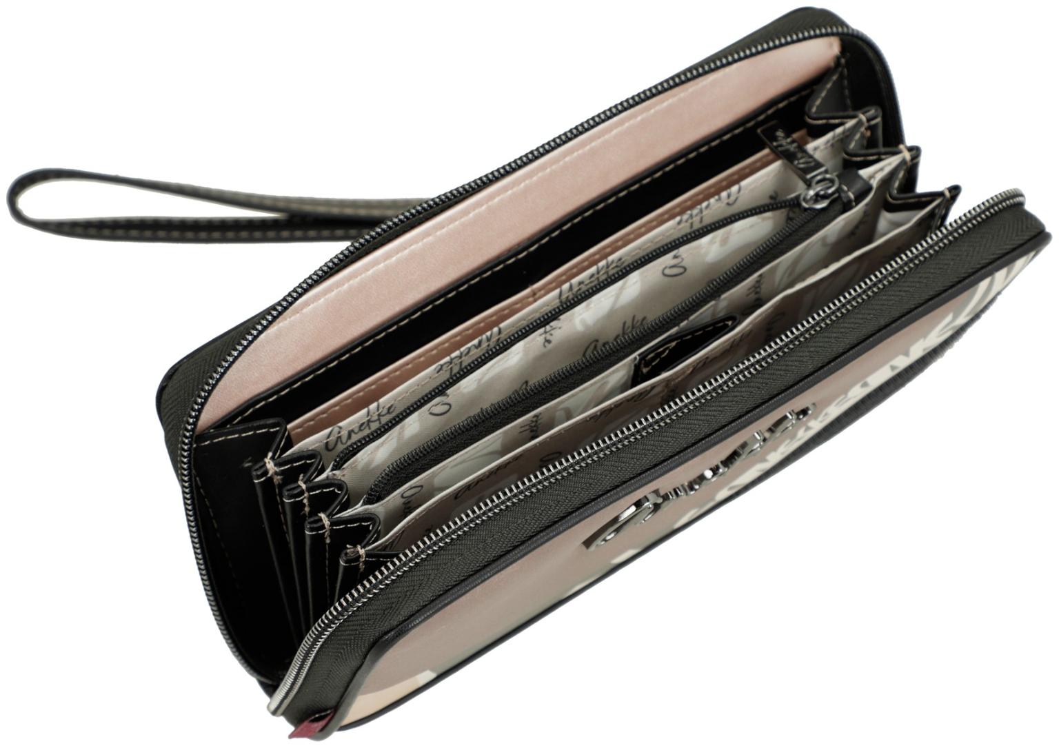 Langbörse metallic Anekke Sophia Khroma Materialmix