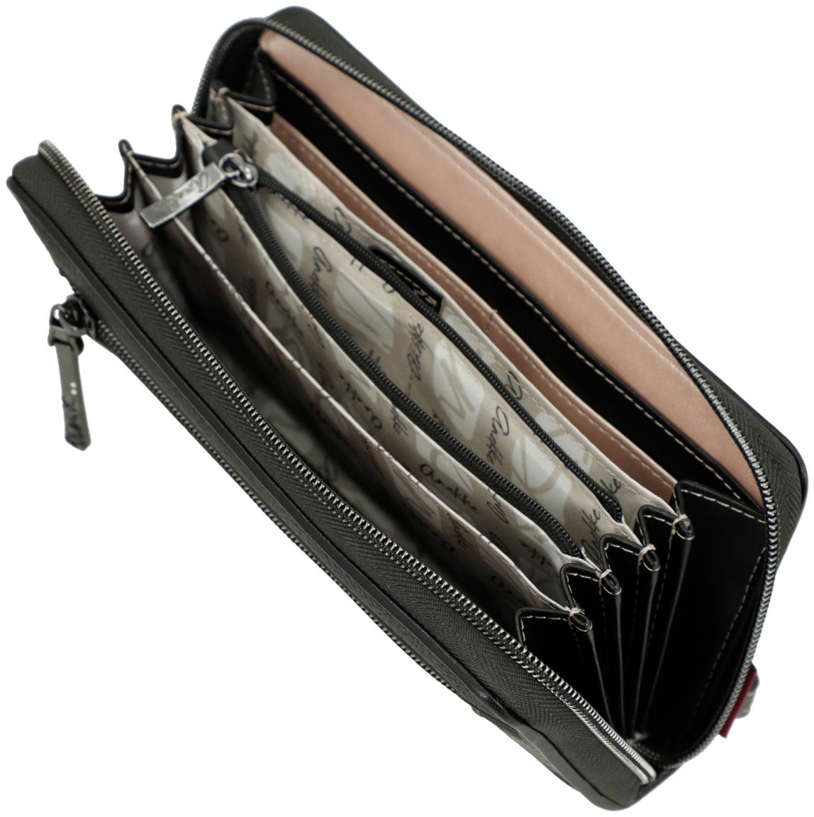 Langbörse metallic Anekke Sophia Khroma Materialmix