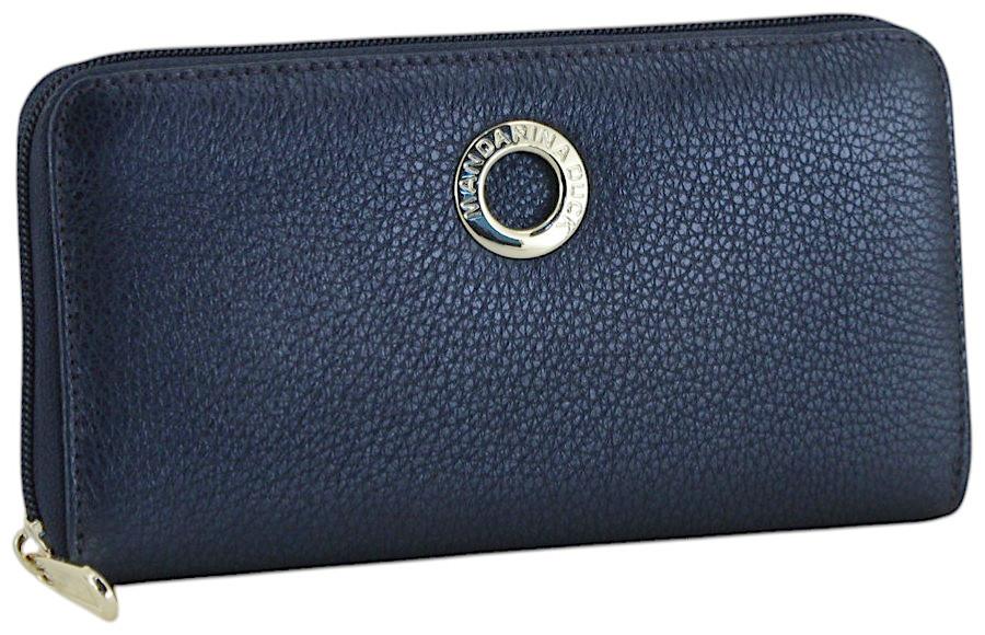 Langbörse metallic blau Mandarina Duck Mellow Metal Indigo