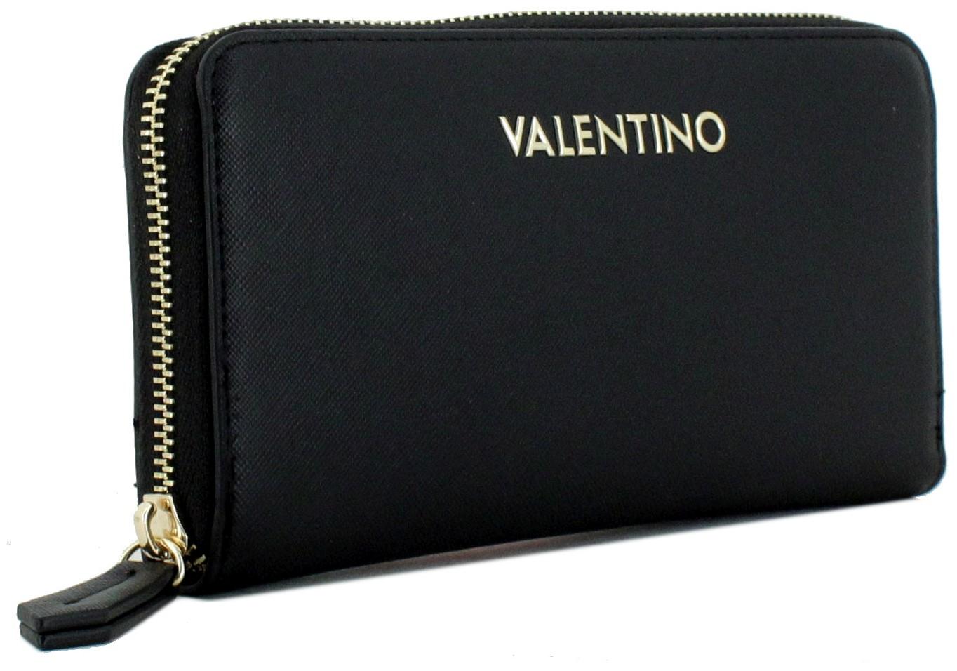 Langbörse schwarz Saffiano recycled Valentino Zero RE Nero