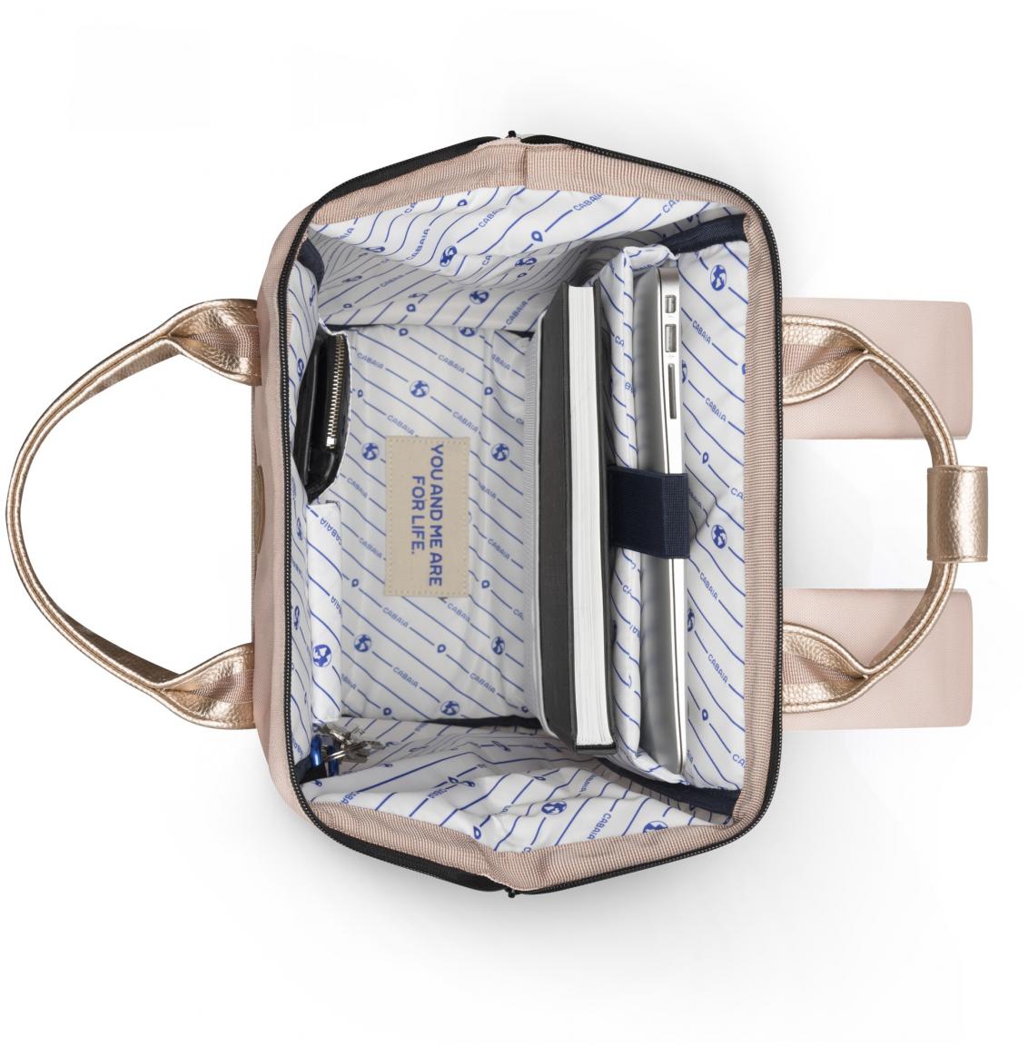 Laptoprucksack Adventurer Queretaro Medium Light Pink Nude Cabaia