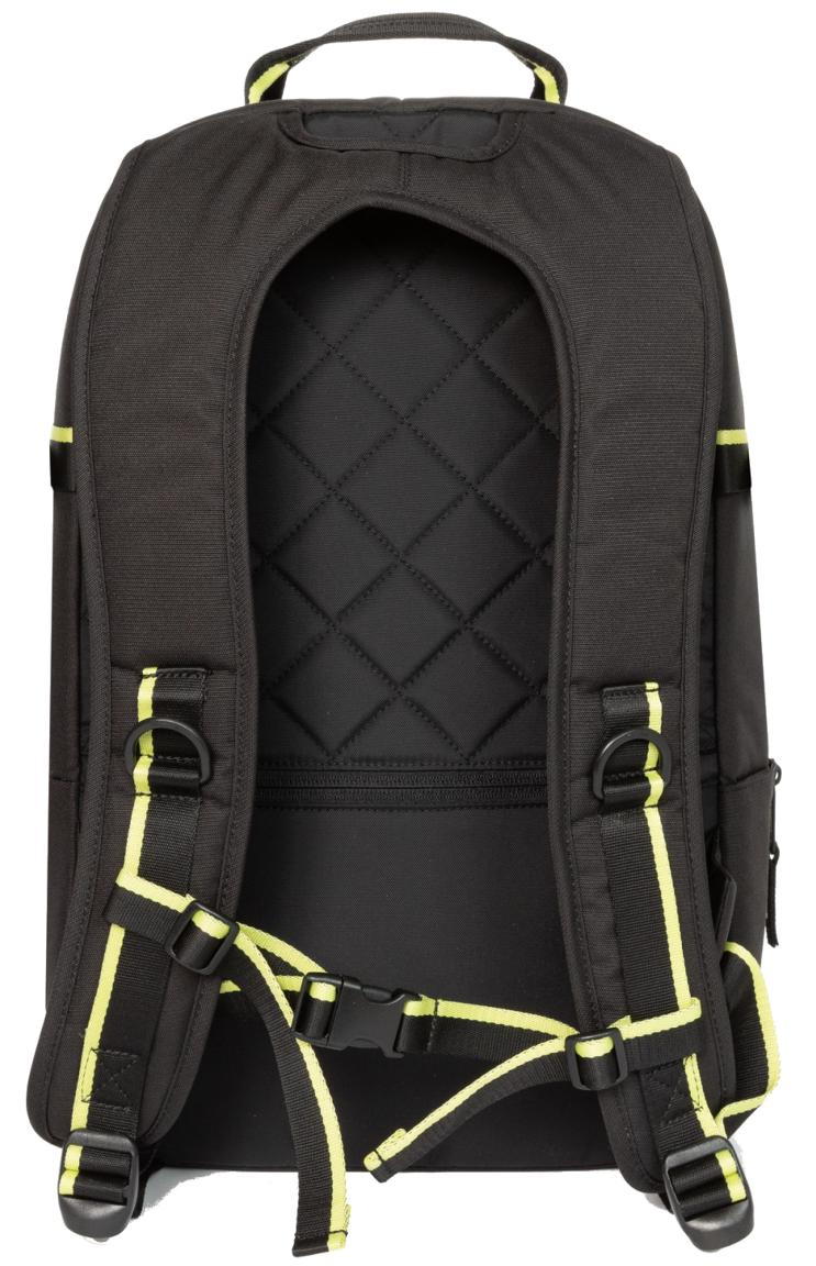 Laptoprucksack Eastpak Smallker Black Gelb gepolstert