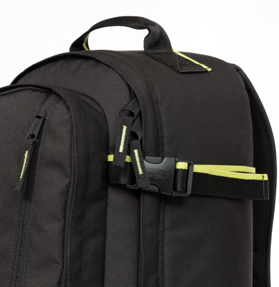 Laptoprucksack Eastpak Smallker Black Gelb gepolstert