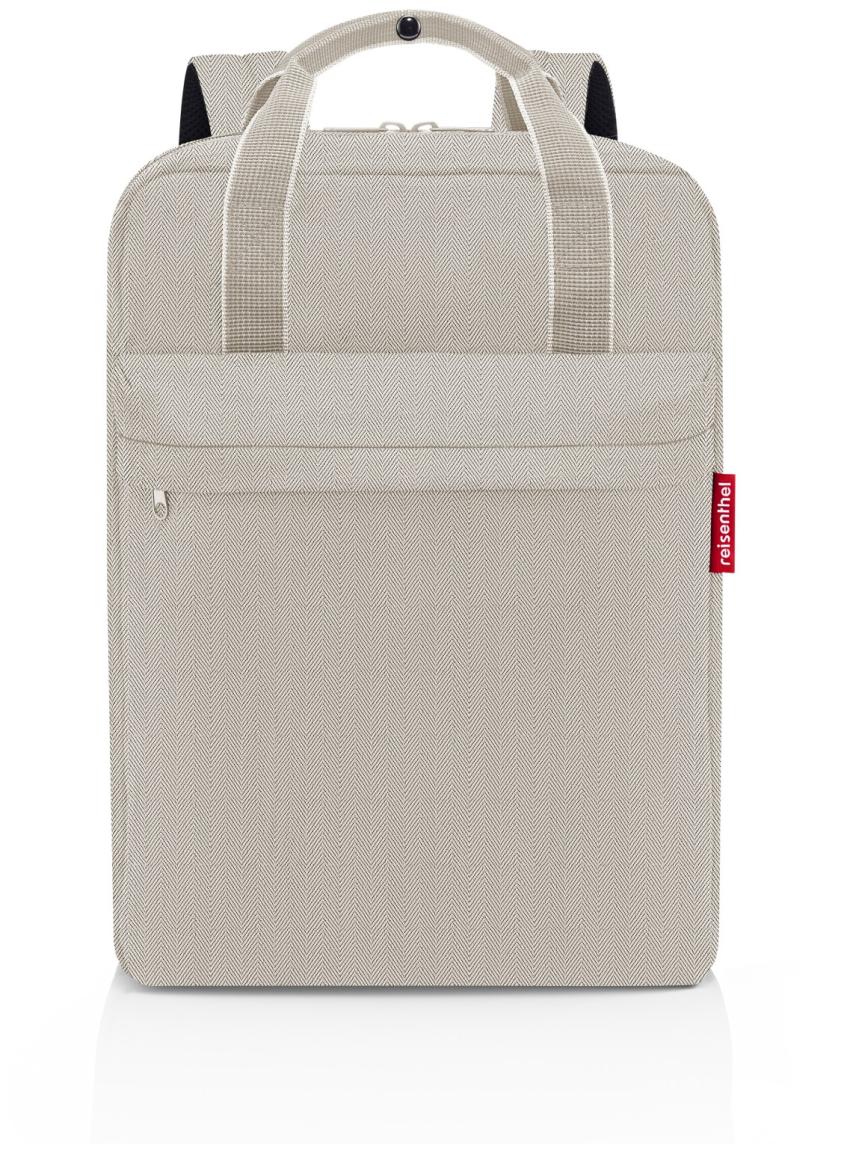 Laptoprucksack hellbeige Reisenthel Allday Backpack M Herrinbone Sand