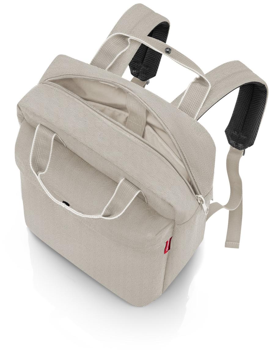 Laptoprucksack hellbeige Reisenthel Allday Backpack M Herrinbone Sand
