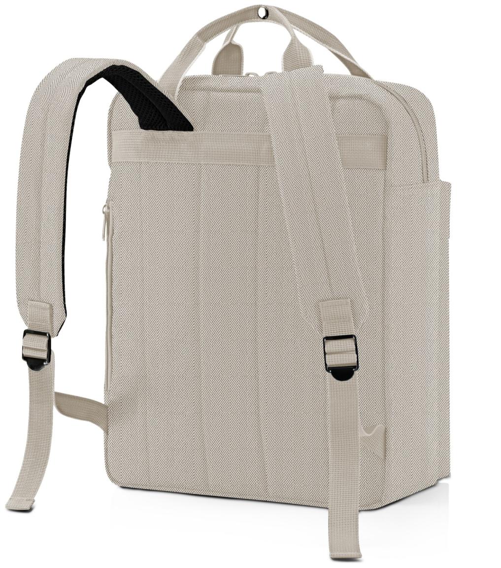 Laptoprucksack hellbeige Reisenthel Allday Backpack M Herrinbone Sand