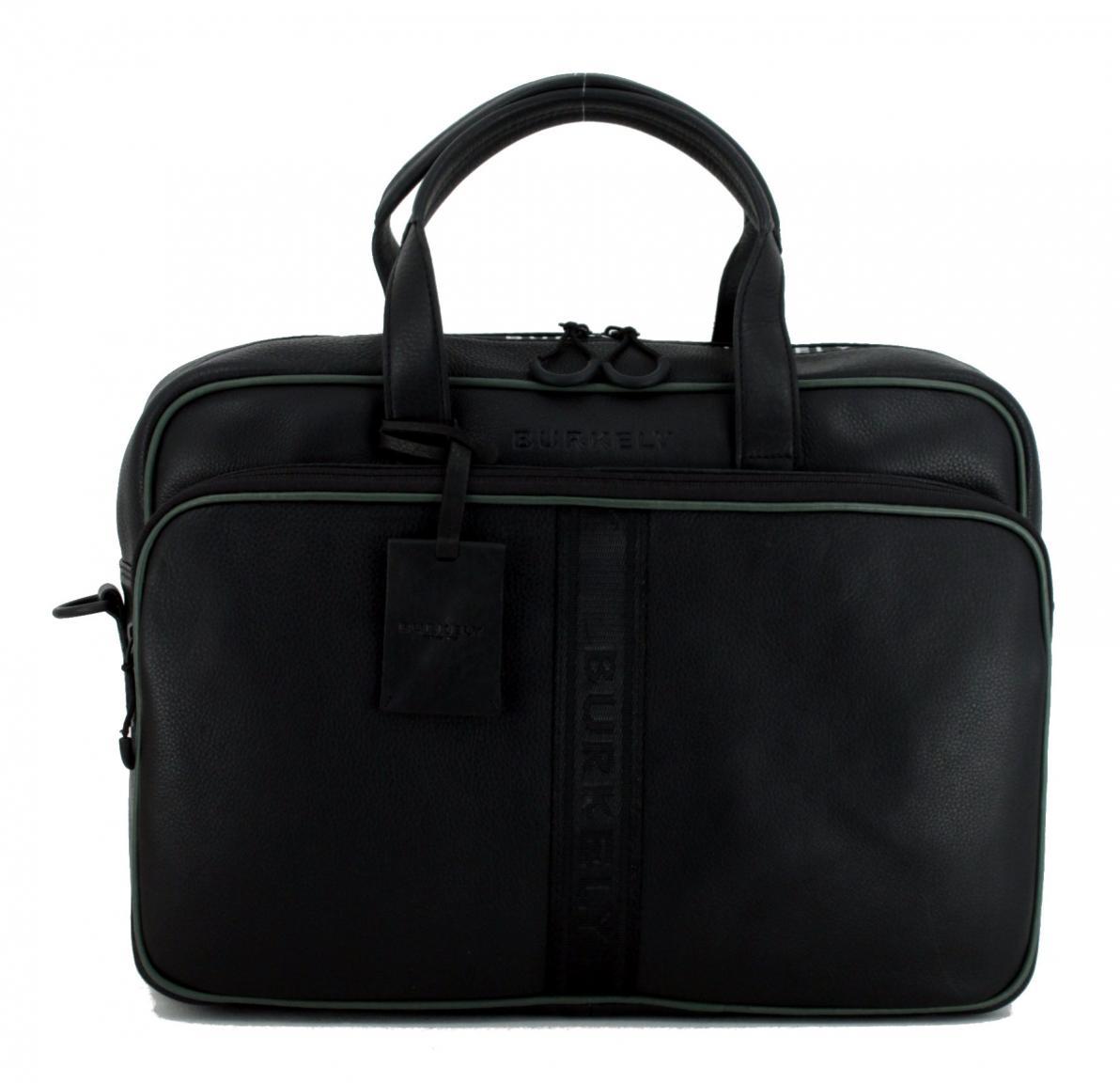 Laptoptasche Burkely schwarz Rebel Reese Leder
