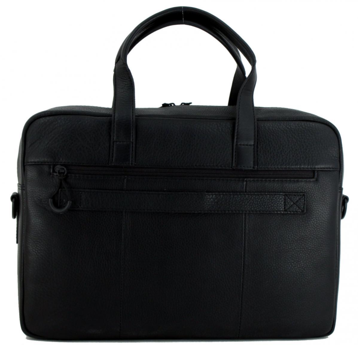 Laptoptasche Burkely schwarz Rebel Reese Leder