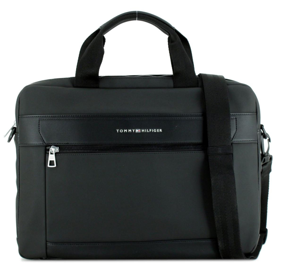 Laptoptasche TH Casual Slim Computer Bag schwarz Tommy Hilfiger 