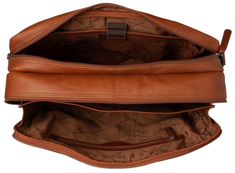 Laptoptasche cognacbraun Leder The Chesterfield Brand Ryan