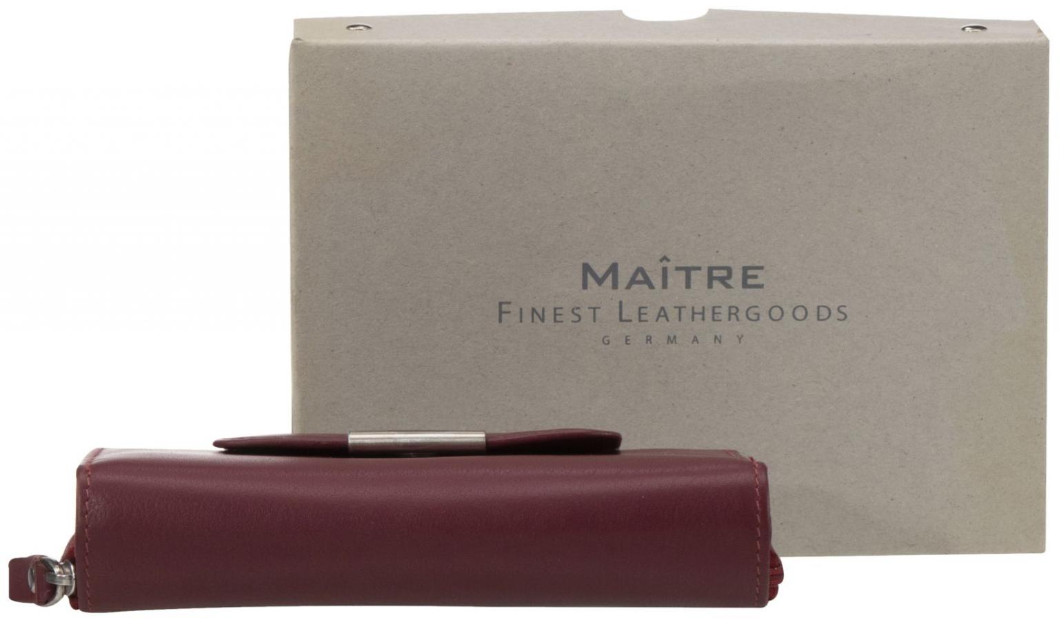 Leather Wallet Maitre Helena Dola Red Platzwunder