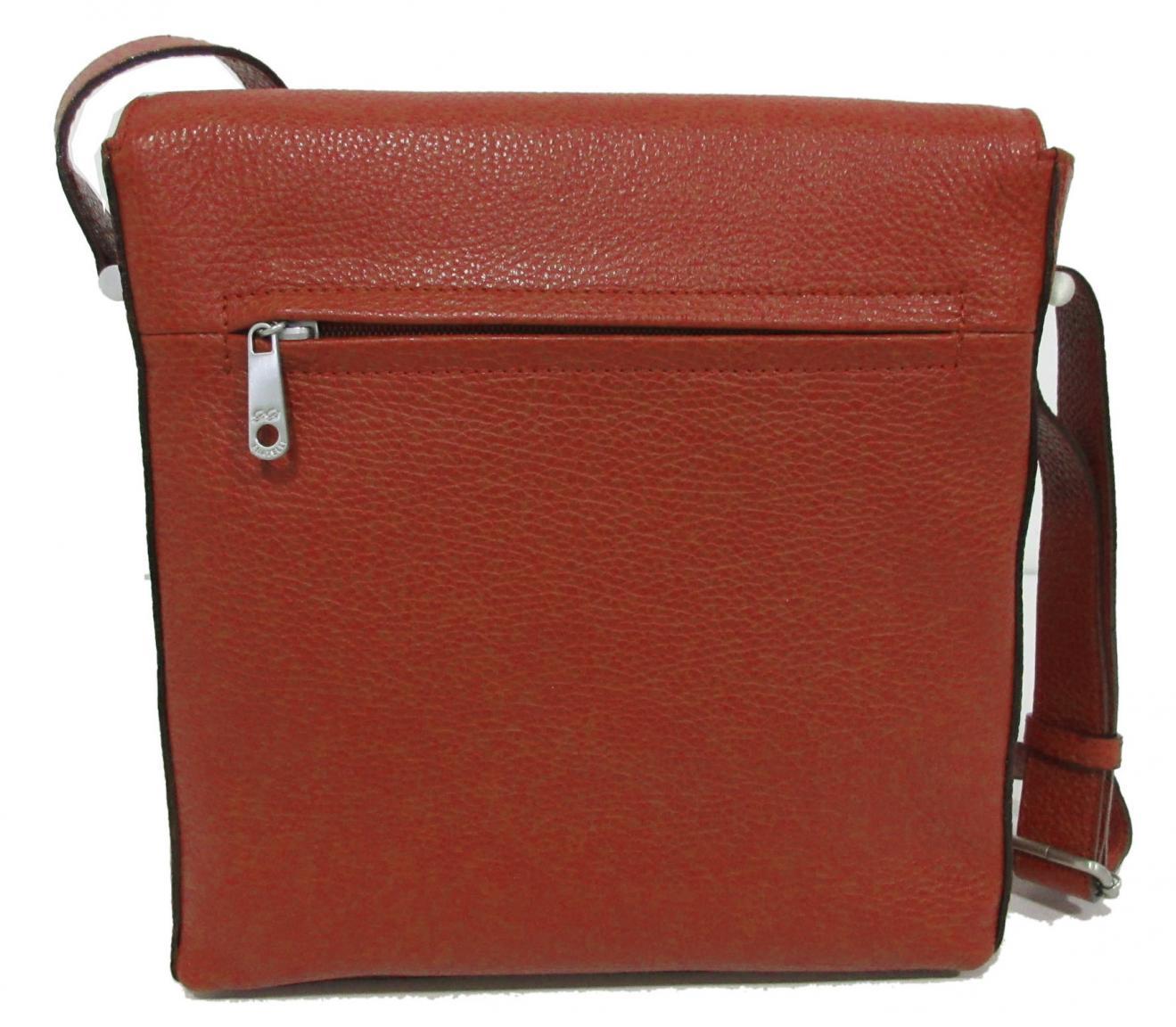 Leder Crossbodybag GiGi Fratelli Brandy Cognac