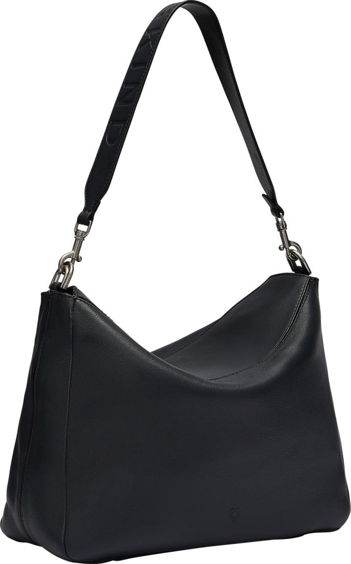 Leder Handtasche Alessa Hobo M Liebeskind Berlin Dark Night Dunkelblau