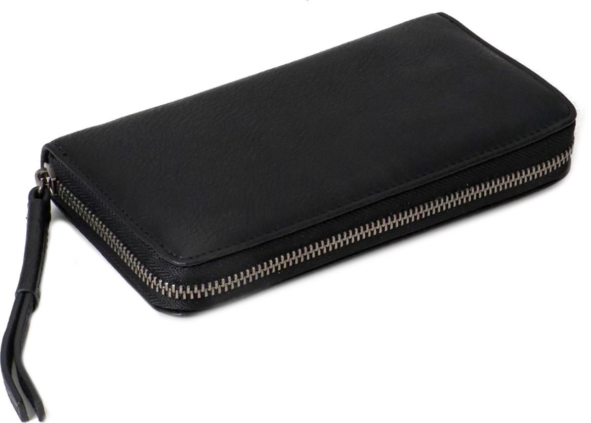 Lederbörse Airy FREDsBRUDER genarbtes Leder Black