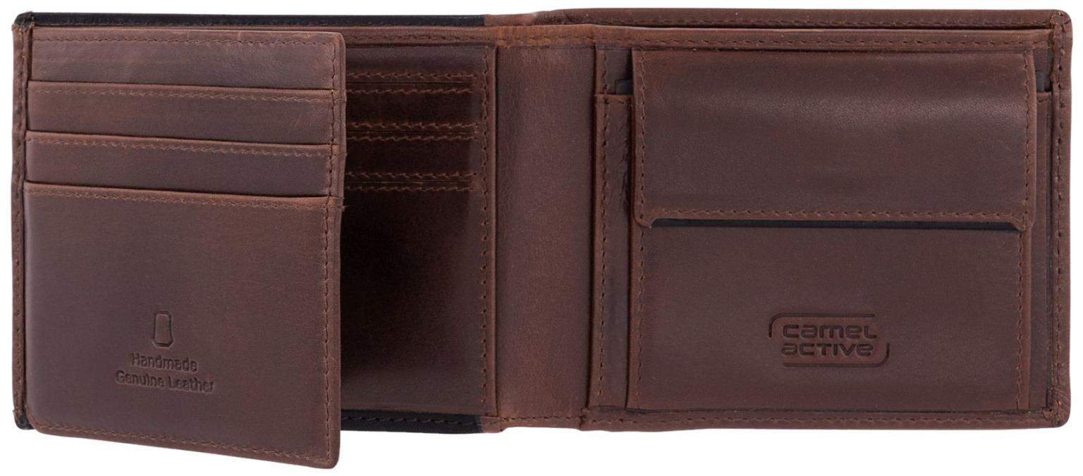 Lederbörse Cruise Medium CAMEL ACTIVE Baun Rindsleder