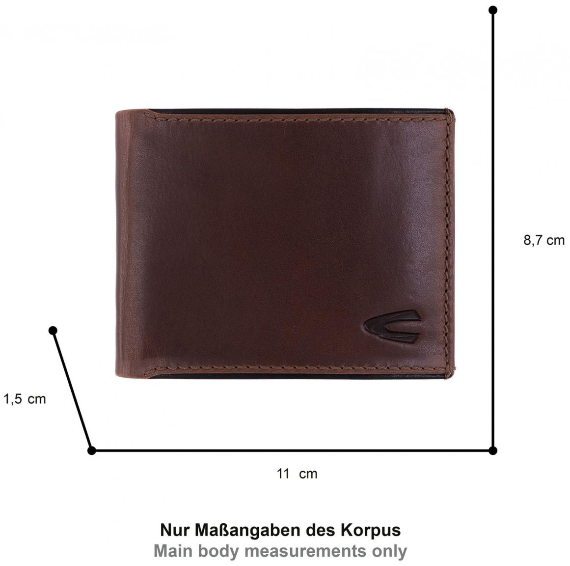 Lederbörse Cruise Medium CAMEL ACTIVE Baun Rindsleder