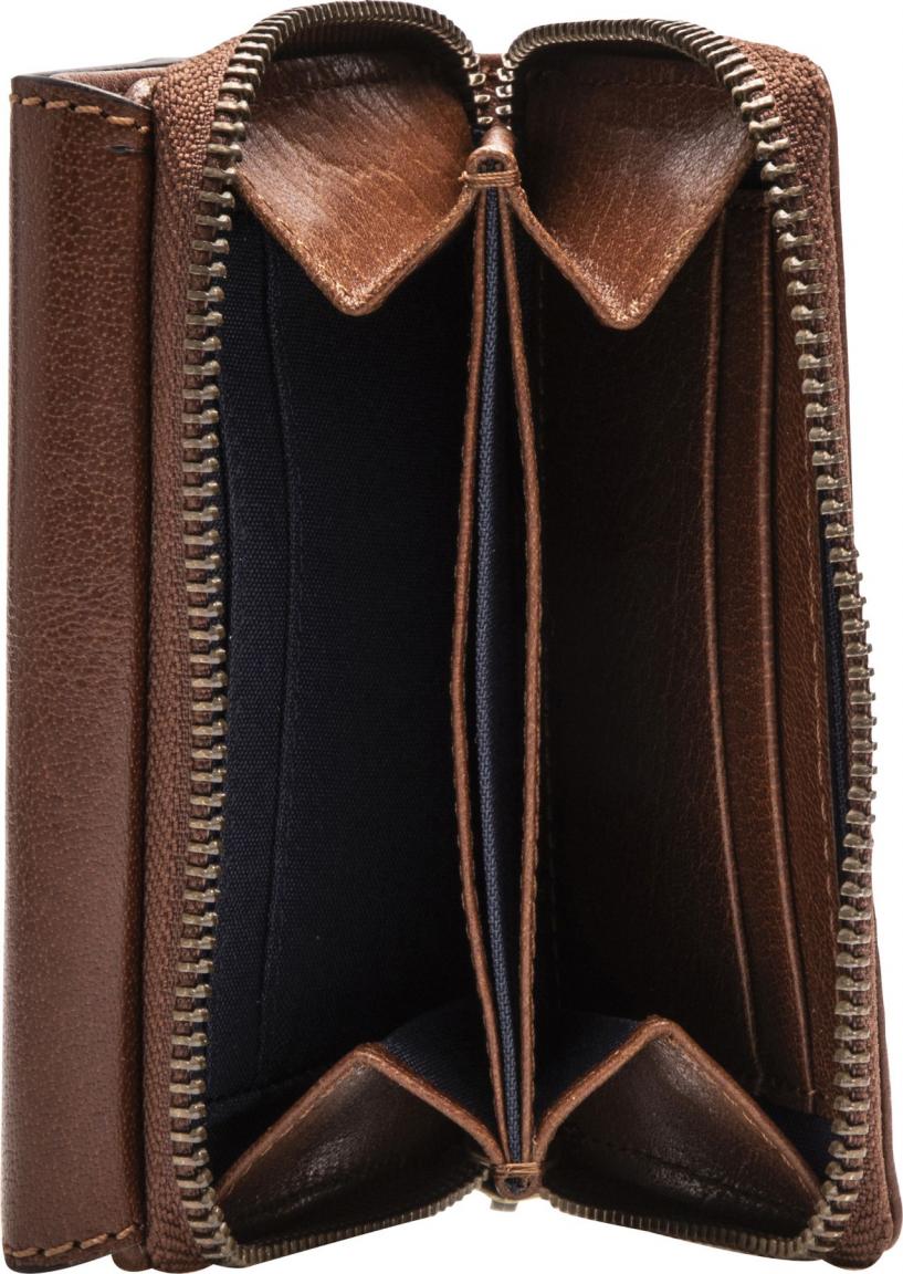 Lederbörse Damen Gerry Weber Lugano Medium Cognac gewachstes Büffelleder