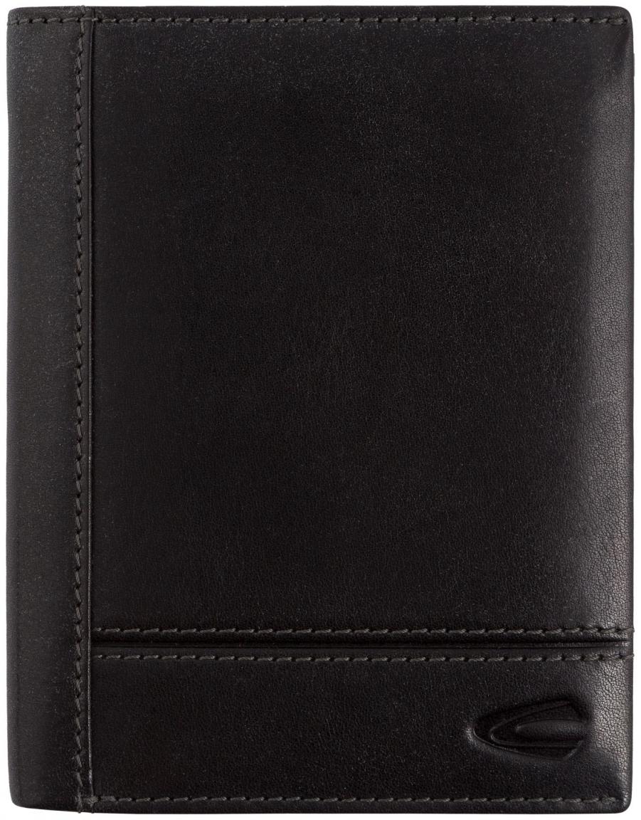 Lederbörse Herren Camel Active Tokyo schwarz matt