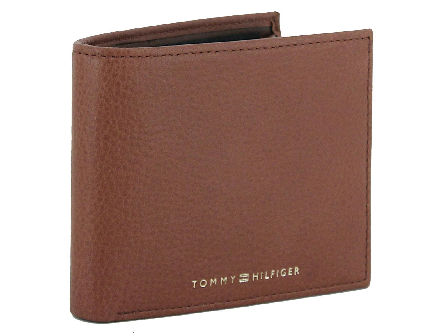 Lederbörse Herren Tommy Hilfiger Premium Leather Flap and Coin Tan Hellbraun