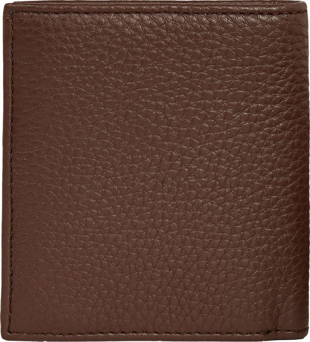 Lederbörse Hochformat Men Tommy Hilfiger Premium Leather Trifold Brown Gold