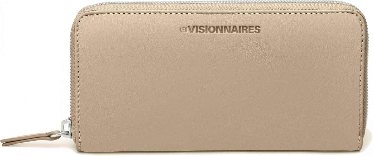 Lederbörse Lily Silky Light Beige Les Visionnaires Zip Around