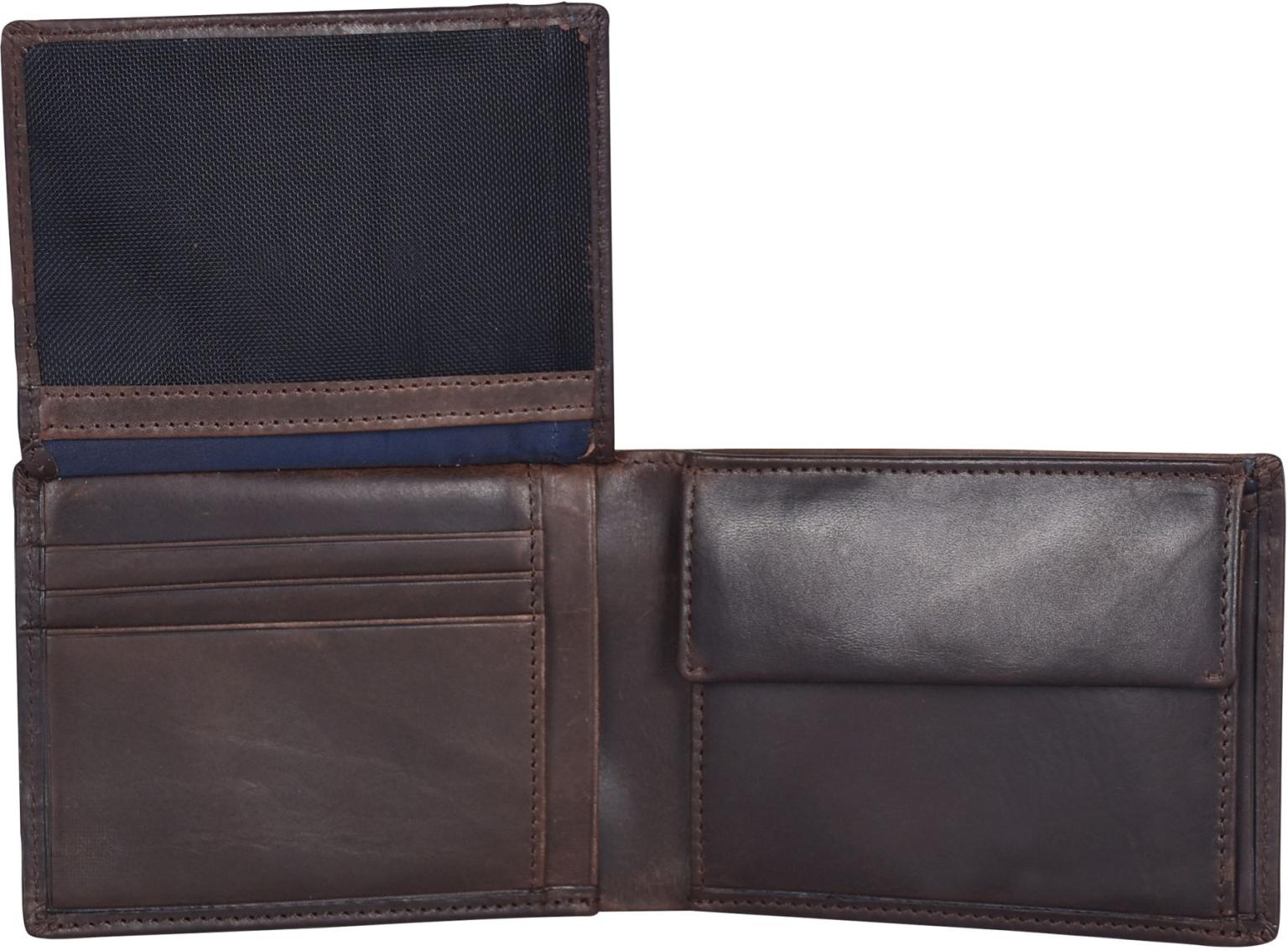 Lederbörse Maitre Galbert Birkheim Billfold Dark Brown Matt Vintage