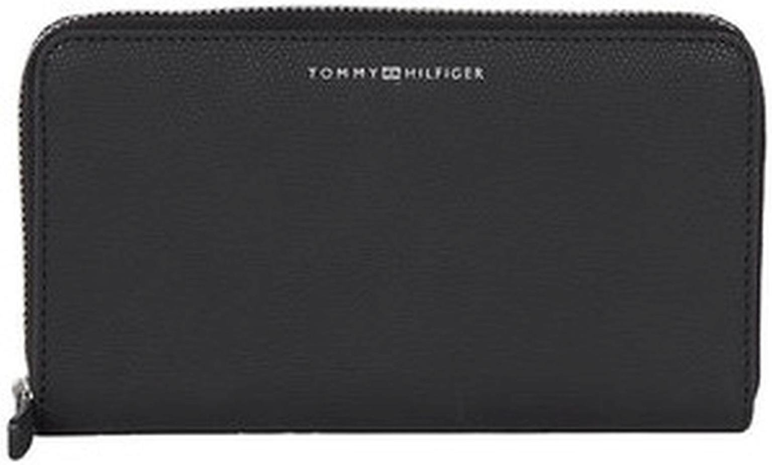 Lederbörse Tommy Hilfiger Business Leather ZA Black genarbt