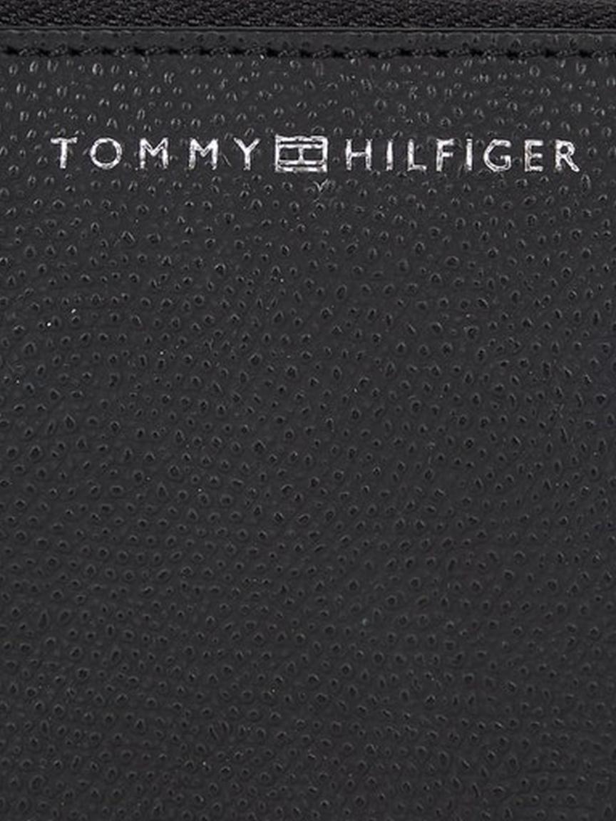 Lederbörse Tommy Hilfiger Business Leather ZA Black genarbt