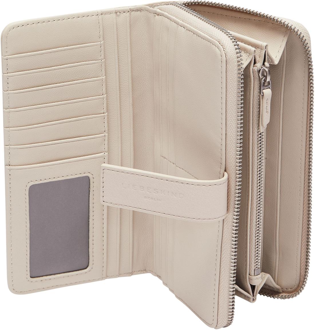 Lederbörse mit Riegel Cyta Liebeskind Berlin Almond Milk Beige