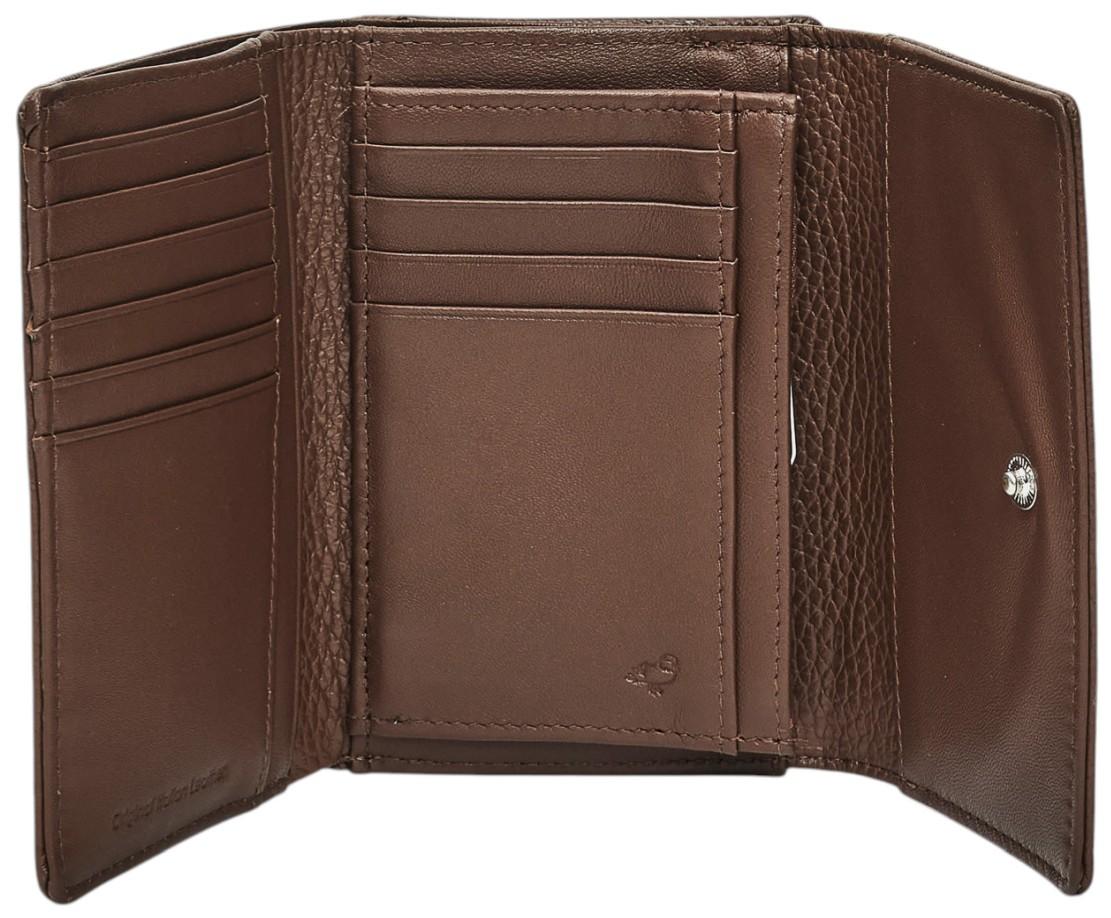 Lederbörse schokobraun Mandarina Duck Mellow Leather Milk Chocolate
