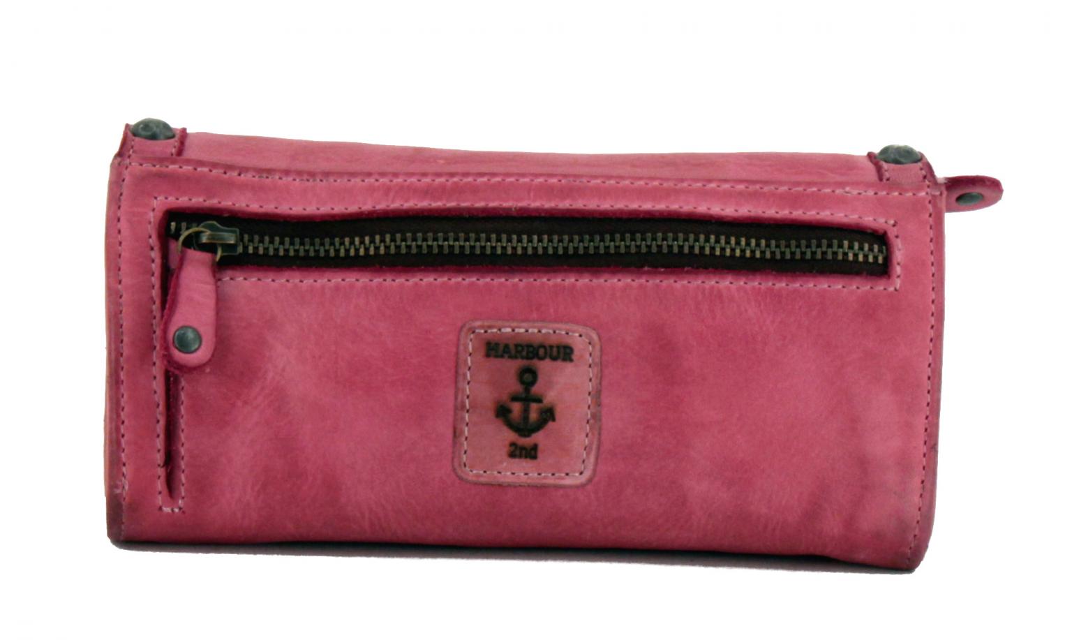 Lederbrieftasche Harbour 2nd Lissy Rose Ziernieten rosa Damen