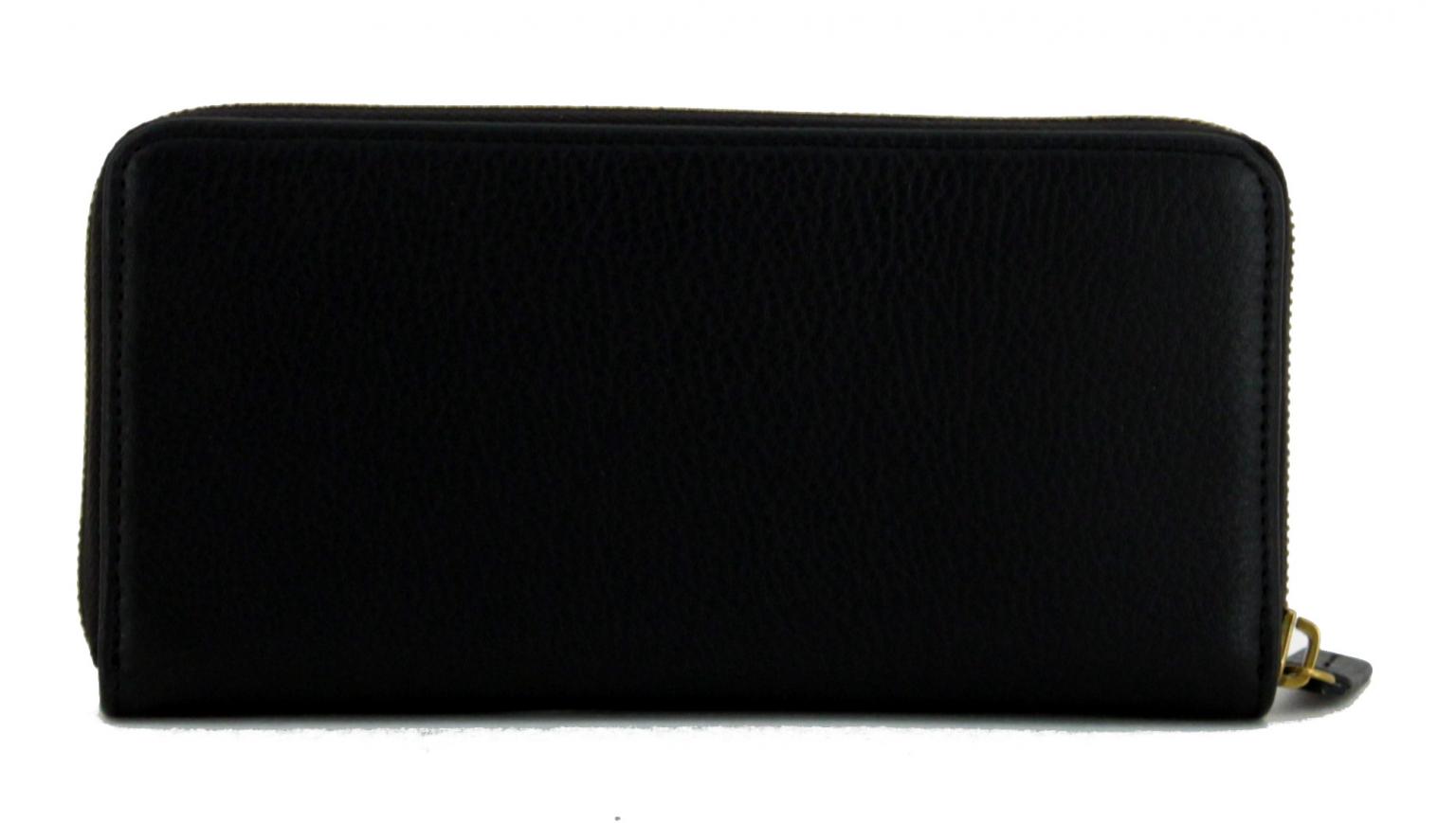 Lederbrieftasche Marc OPolo Emilie Black schwarz Zip-Around