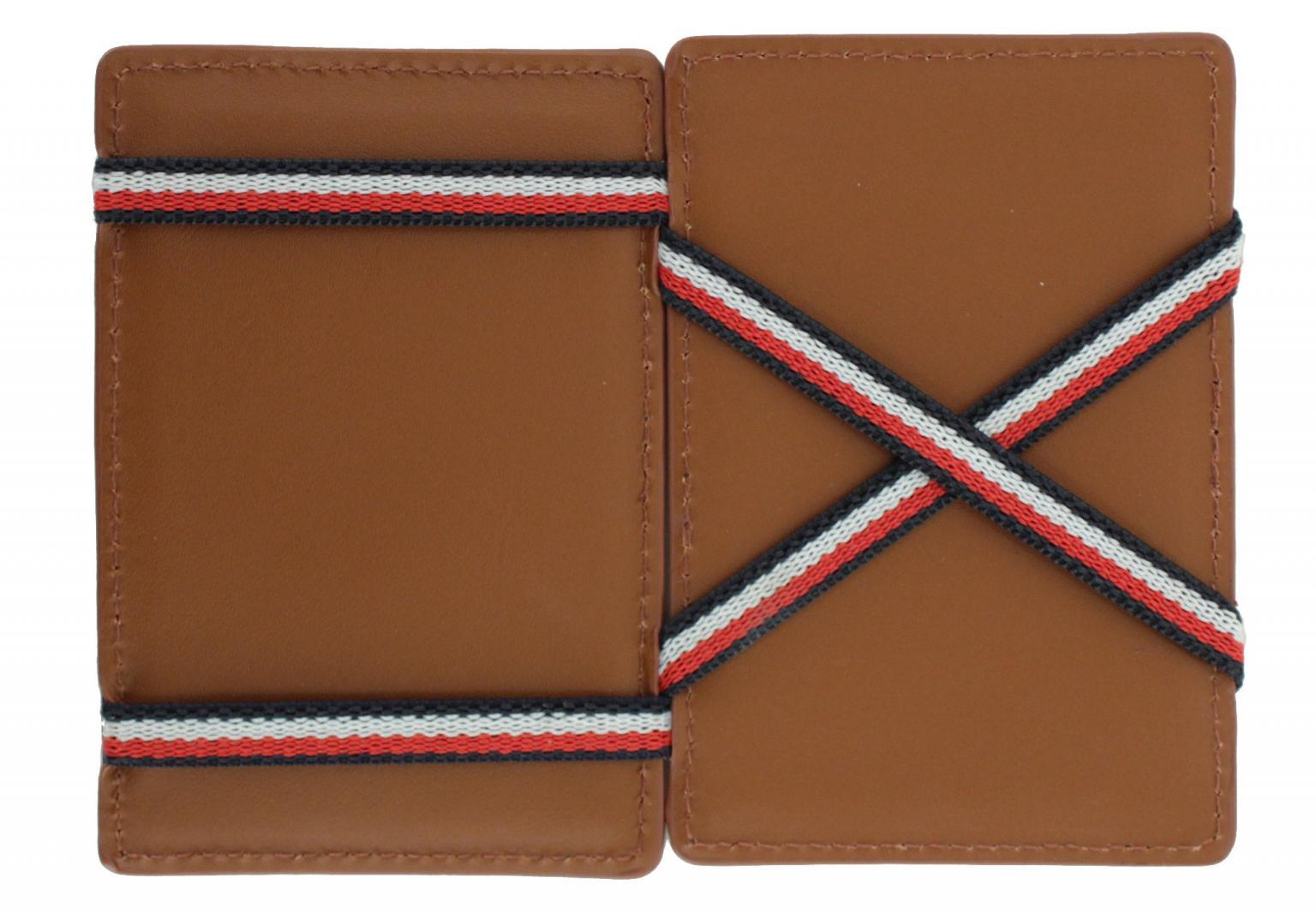 Lederetui schmal Tommy Hilfiger Brown CC Flip Holder Karten