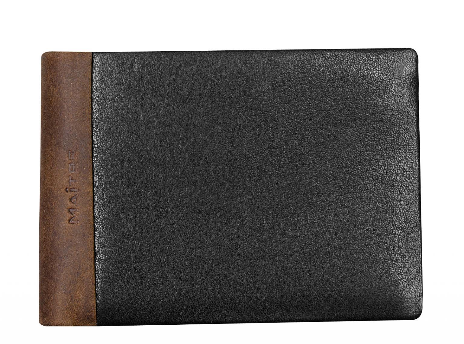 Ledergeldbeutel Maitre bundenbach Gerold BillFold dark brown RFID