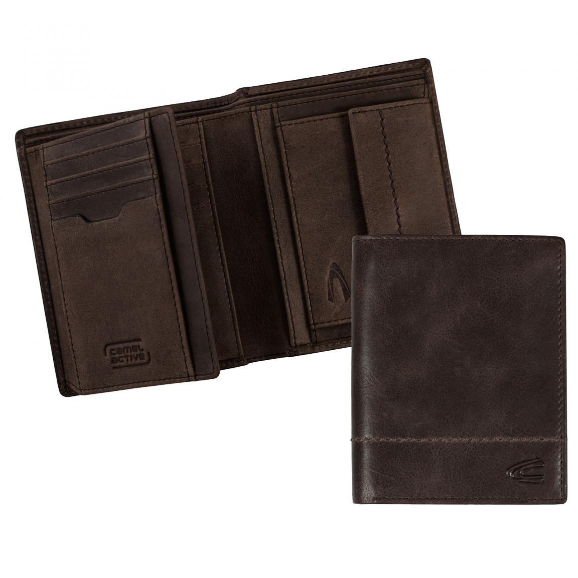 Ledergeldbörse Hanoi Hochformat camel active braun RFID-Schutz