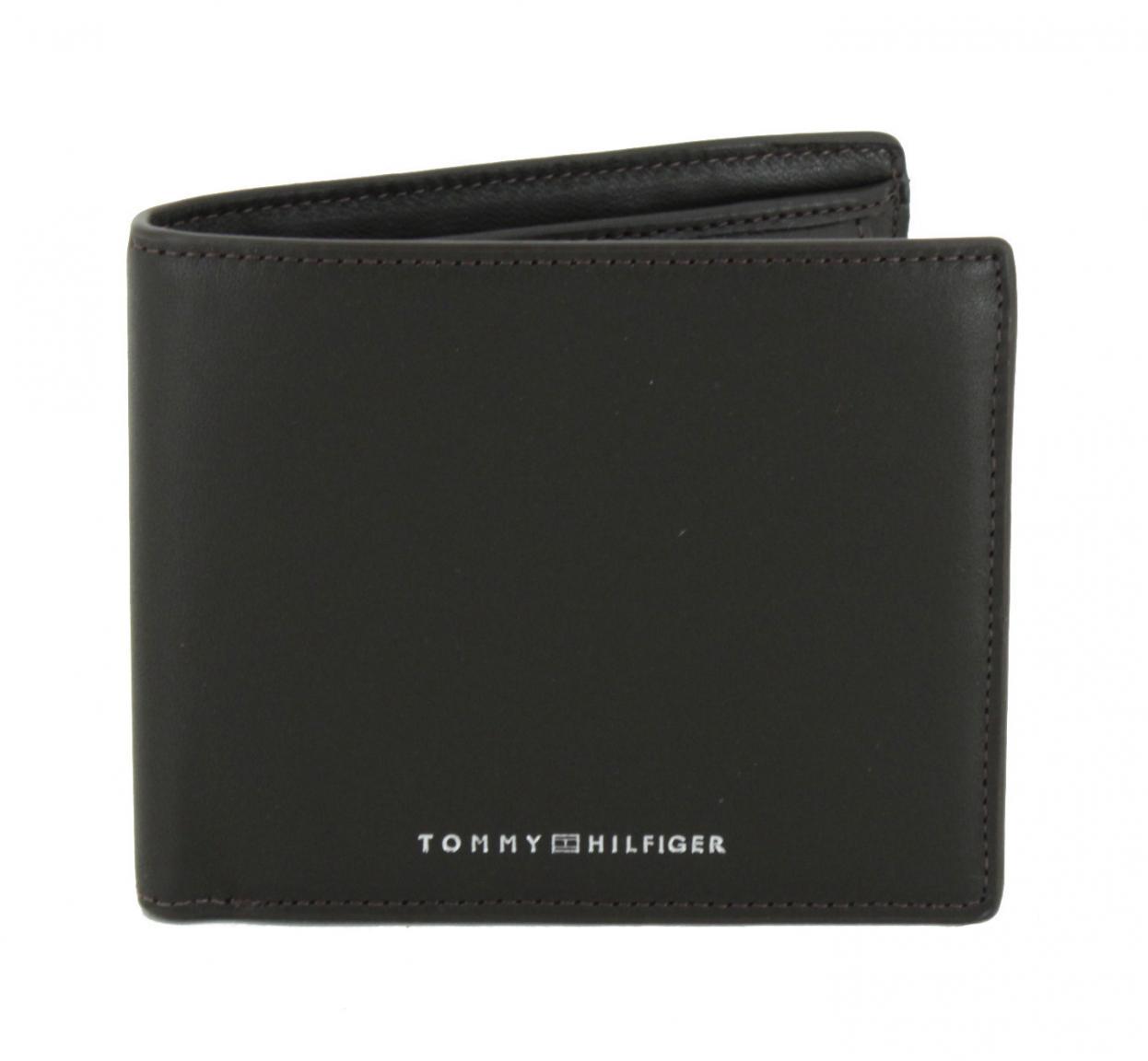 Ledergeldbörse Herren Tommy Hilfiger Metro CC and Coin Dunkelbraun 