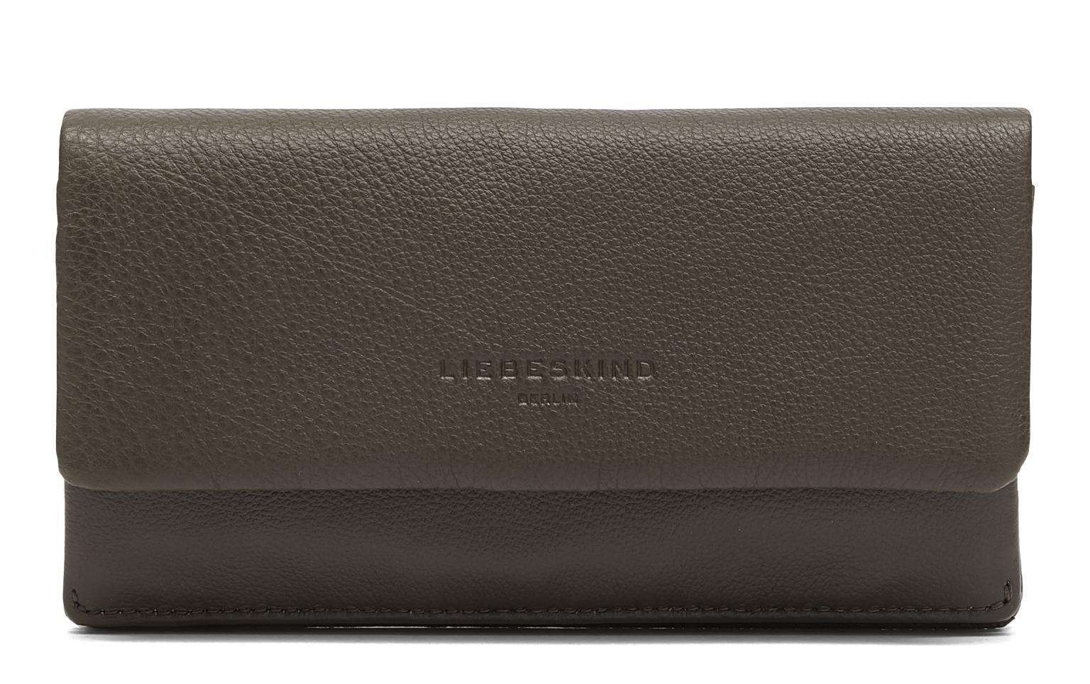 Ledergeldtasche Liebeskind Slam Wallet Large Nori green RFID