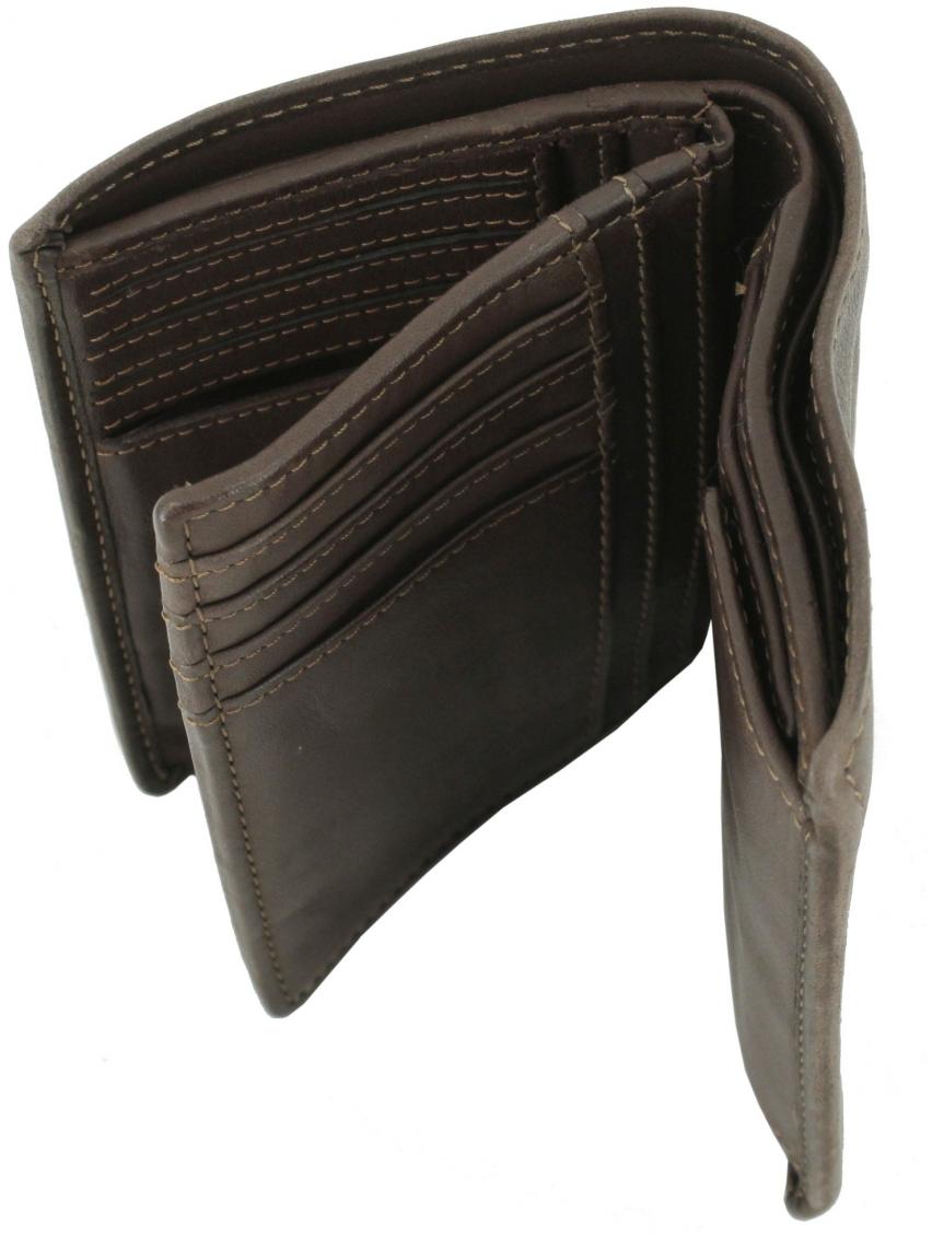 Lederportemonnaie Tarquin Harbour 2nd Glattelder Vintage dunkelbraun
