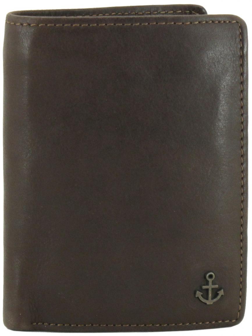 Lederportemonnaie Tarquin Harbour 2nd Glattelder Vintage dunkelbraun