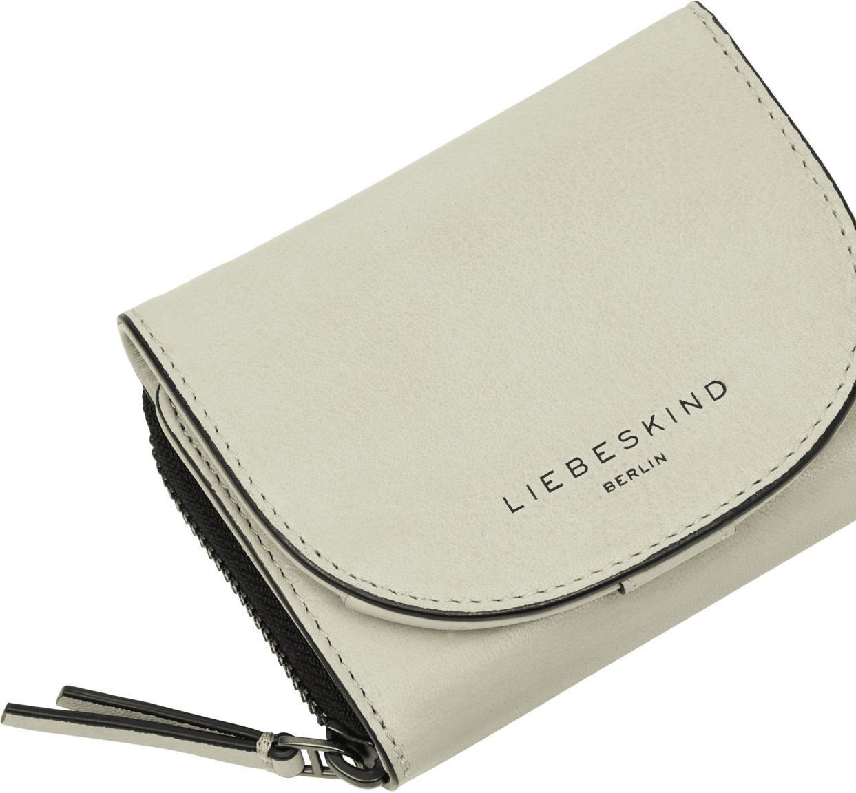 Lederportmonee Damen Liebeskind Berlin Naomi Pablita Oatmilk Hellbeige RFID