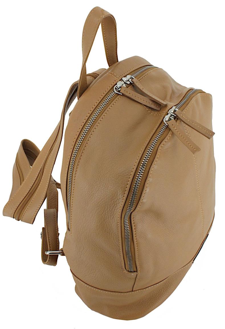 Lederrucksack Heidrun 365 d.a.y.s Navy Blau teilbare Schulterriemen