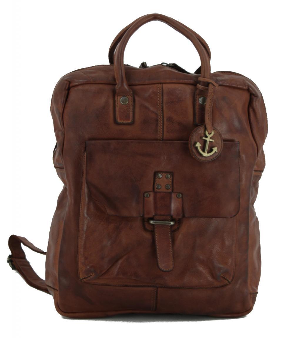 Lederrucksack Utopia Brown dunkelbraun Harbour 2nd Vintage