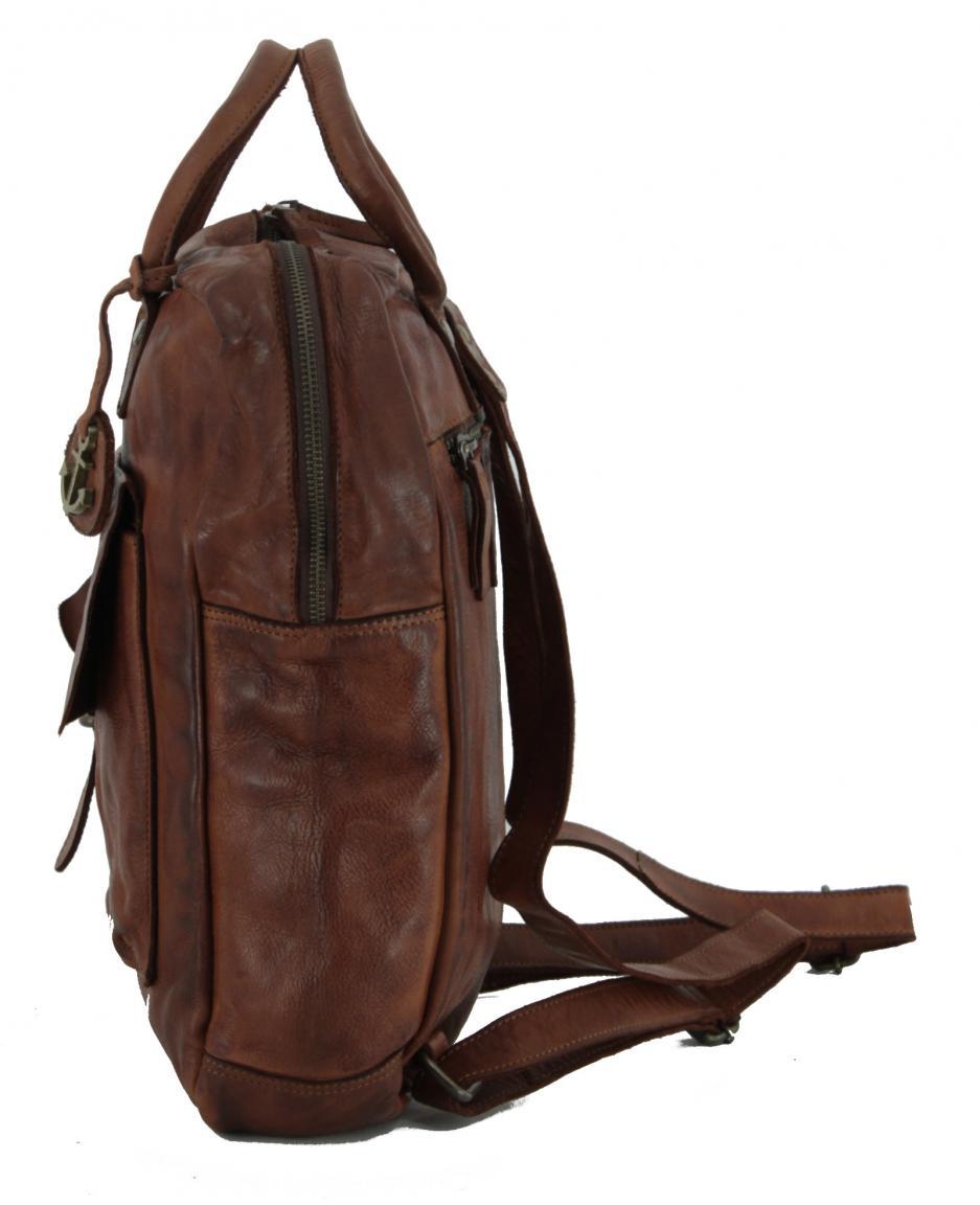 Lederrucksack Utopia Brown dunkelbraun Harbour 2nd Vintage