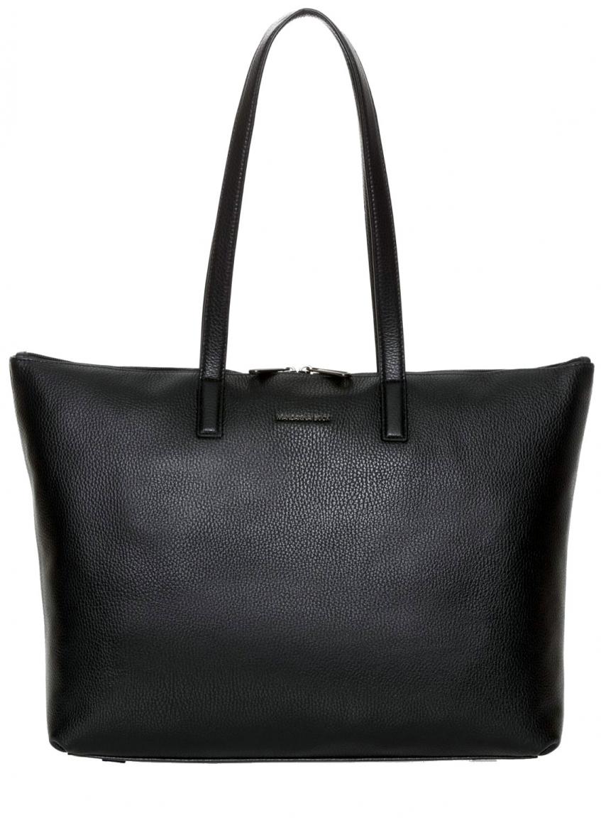 Ledershopper mit Laptopfach Mellow Leather Mandarina Duck schwarz