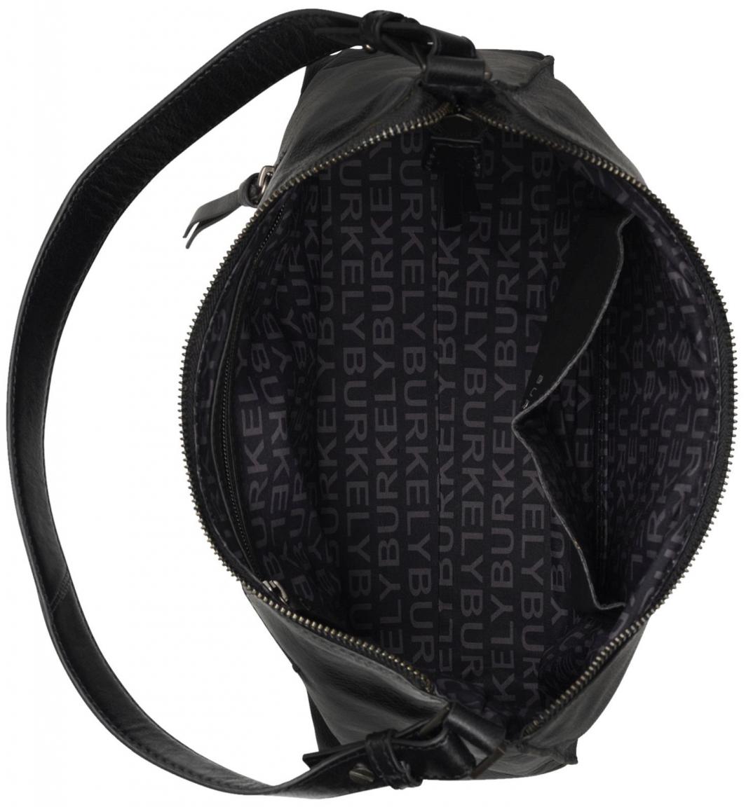 Ledertasche Damen BURKELY Creased Crystal Schwarz 