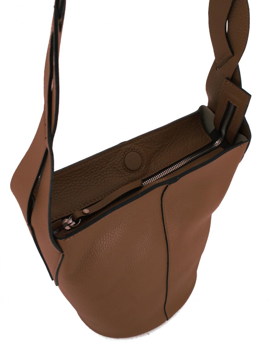 Ledertasche Flechtriemen Gianni Chiarini Alba Nero schwarz