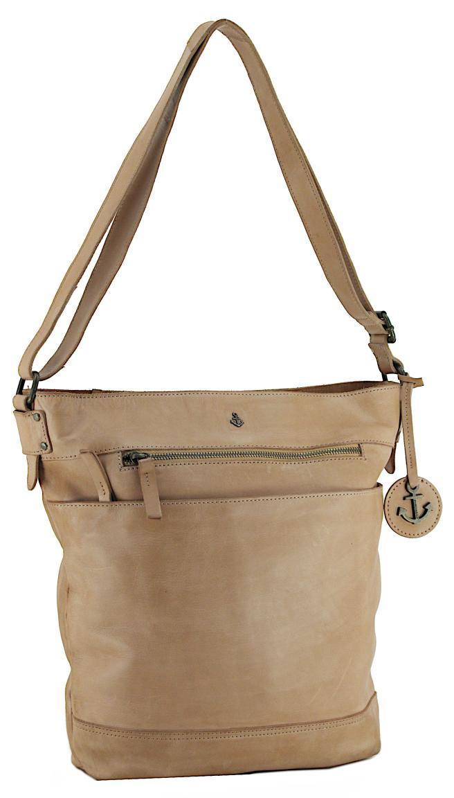 Ledertasche Harbour 2nd Minna Anchor Love Tabletfach Caramel